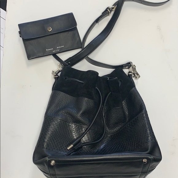 Proenza Schouler leather paneled bucket bag - Picture 7 of 14